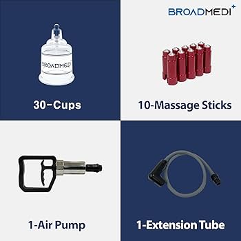 Amazon.com: BROADMEDI+ Premium Cupping Therapy 30 Cups Set
